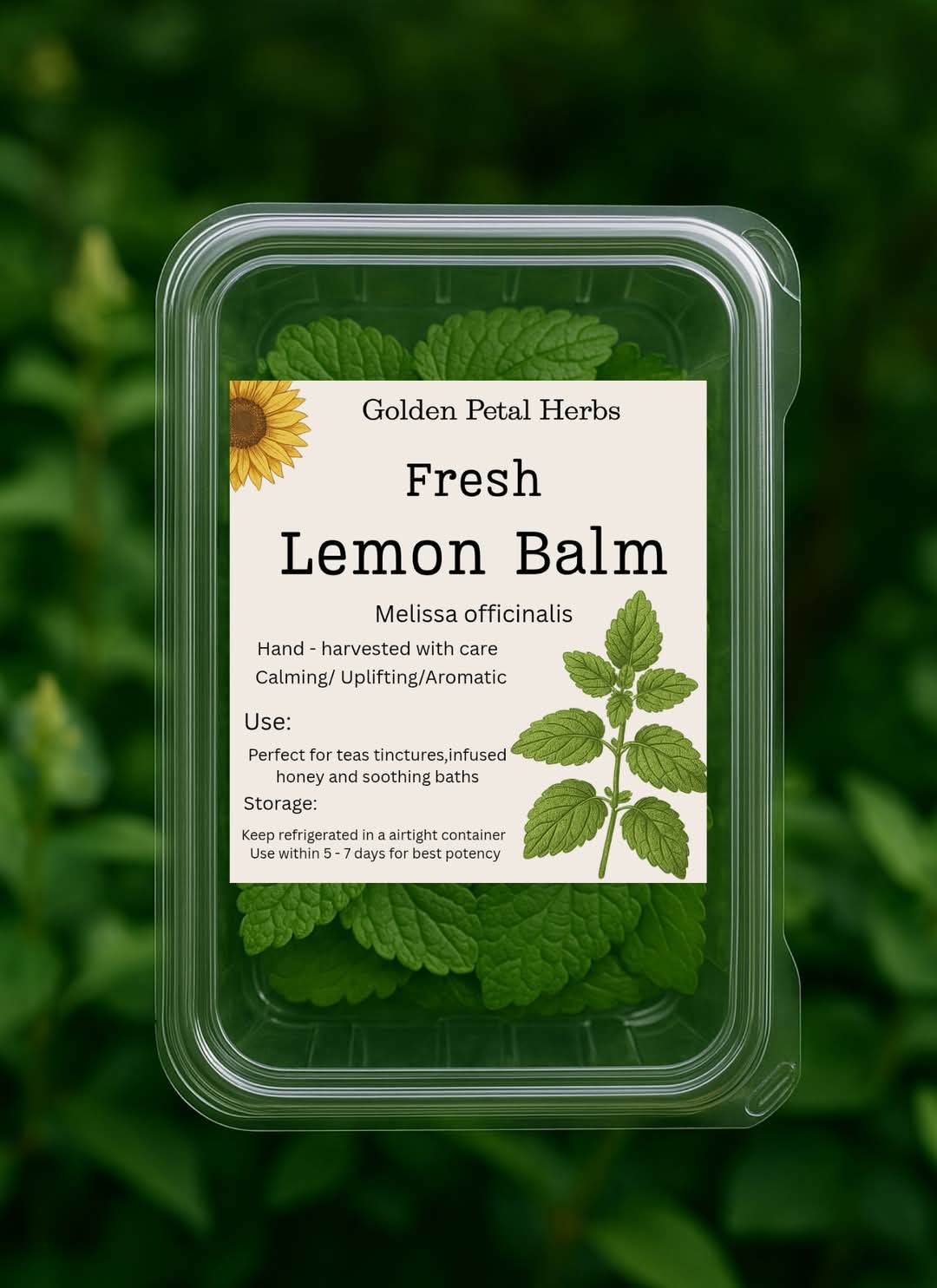 Fresh Lemon Balm